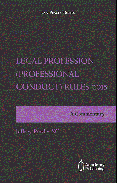 Legal Profession (Professional Conduct) Rules 2015