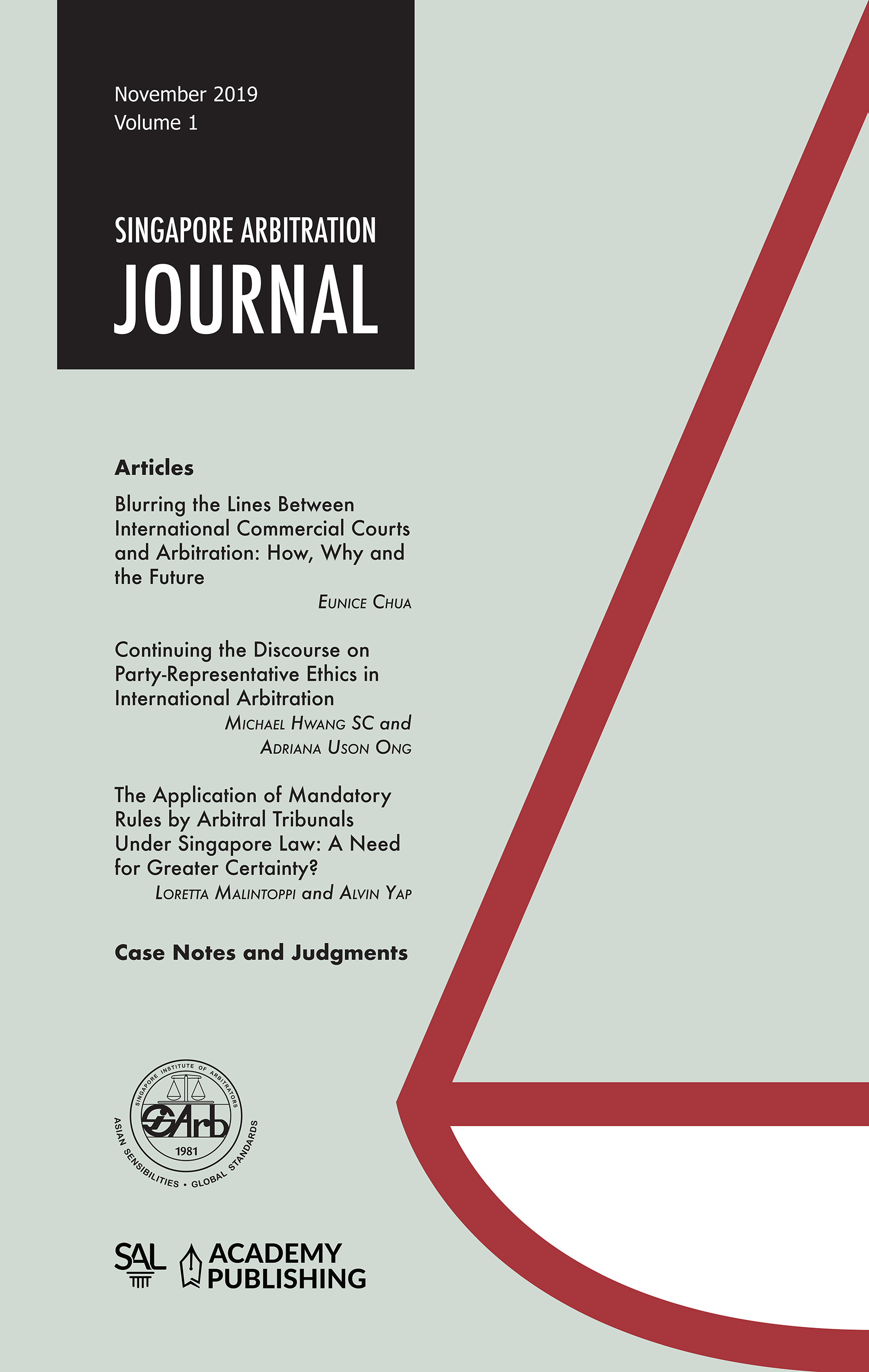 Singapore Arbitration Journal ( Volume 1)